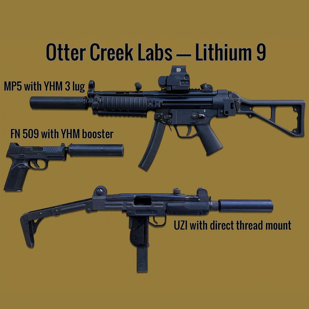 OTTER CREEK LABS LITHIUM 9 SILENCER – BLACK - Image 4