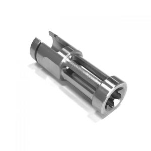 SAMSON B-TM FLASH HIDER FOR RUGER 10/22 -STAINLESS FINISH