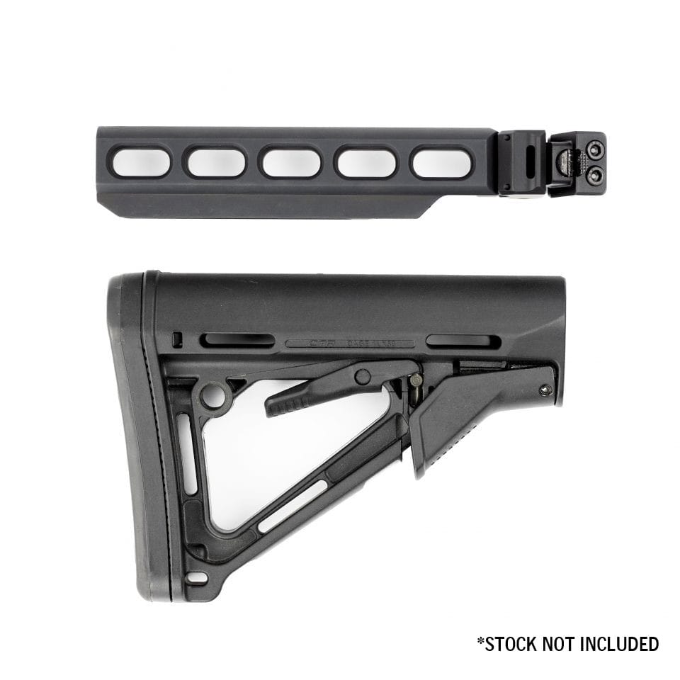 SAMSON B.R.E. BUFFERLESS RECEIVER EXT W/ FOLDING 1913 MOUNT – BLACK - Image 4