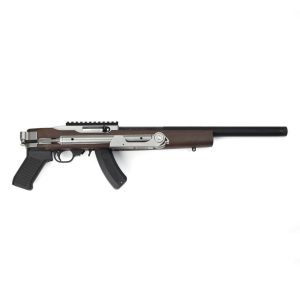Alternative view of RUGER 10/22 B-TM BULL BARREL FOLDING STOCK BY SAMSON – STAINLESS FINISH