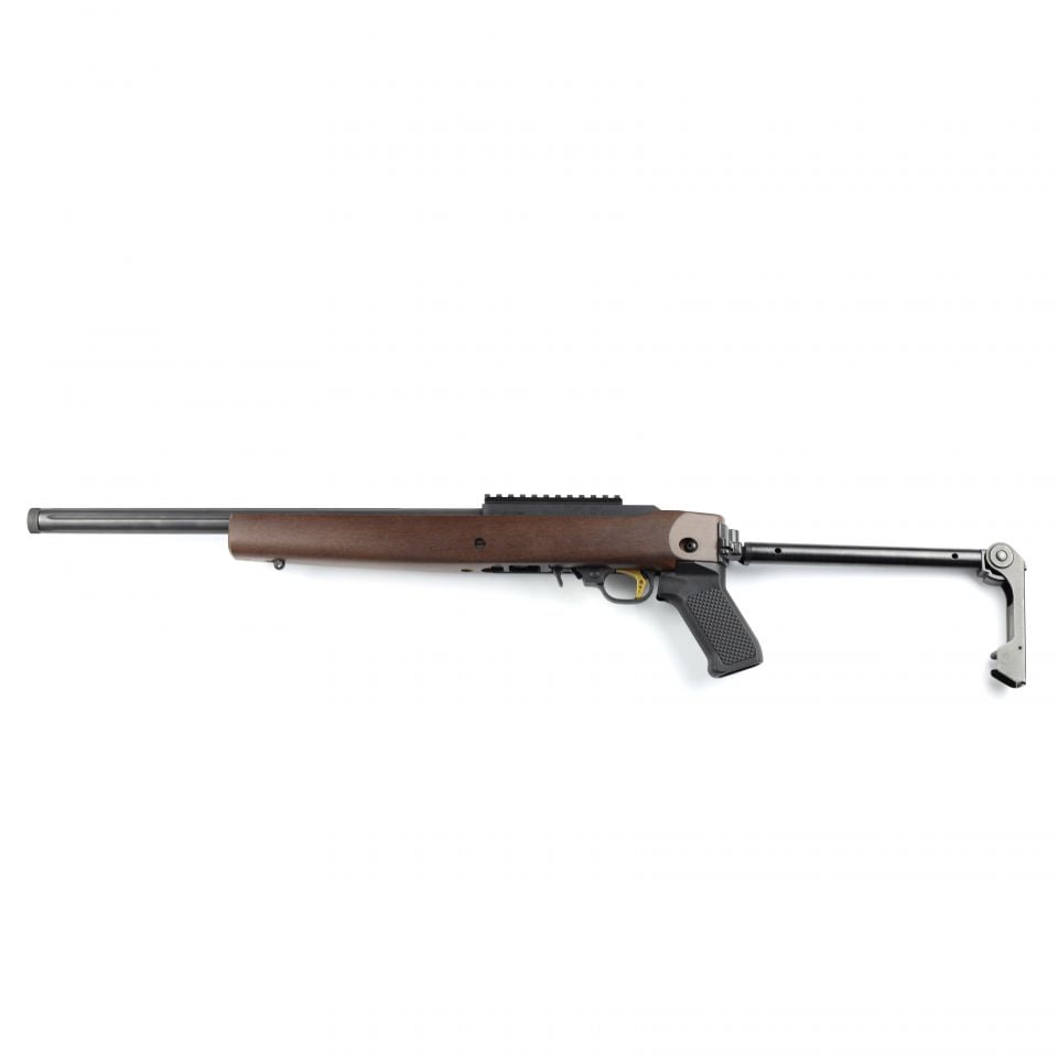 RUGER 10/22 B-TM BULL BARREL FOLDING STOCK BY SAMSON – BLACK FINISH - Image 3