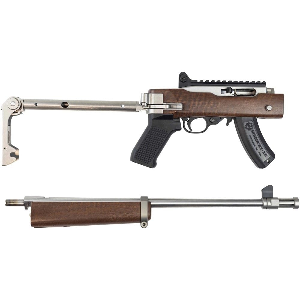 SAMSON B-TM FOLDING STOCK – FITS RUGER 10/22 TAKEDOWN – STAINLESS