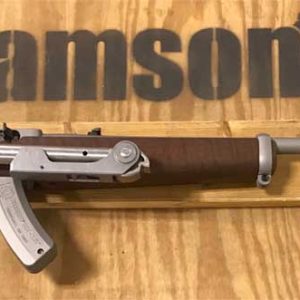 Alternative view of RUGER 10/22 B-TM FOLDING STOCK BY SAMSON – STAINLESS FINISH