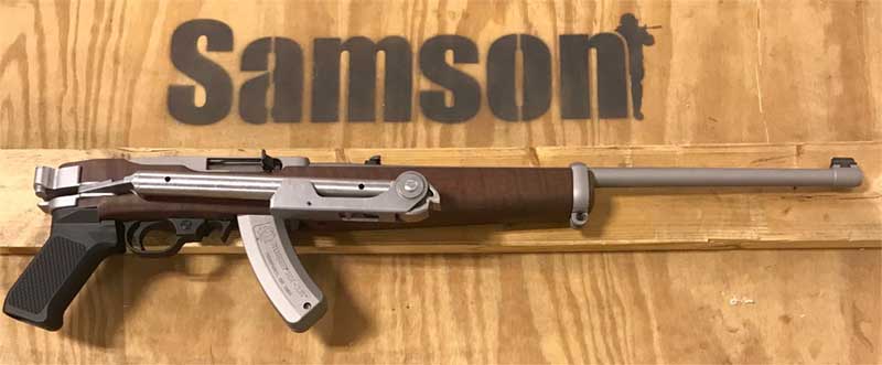 RUGER 10/22 B-TM FOLDING STOCK BY SAMSON – STAINLESS FINISH - Image 2
