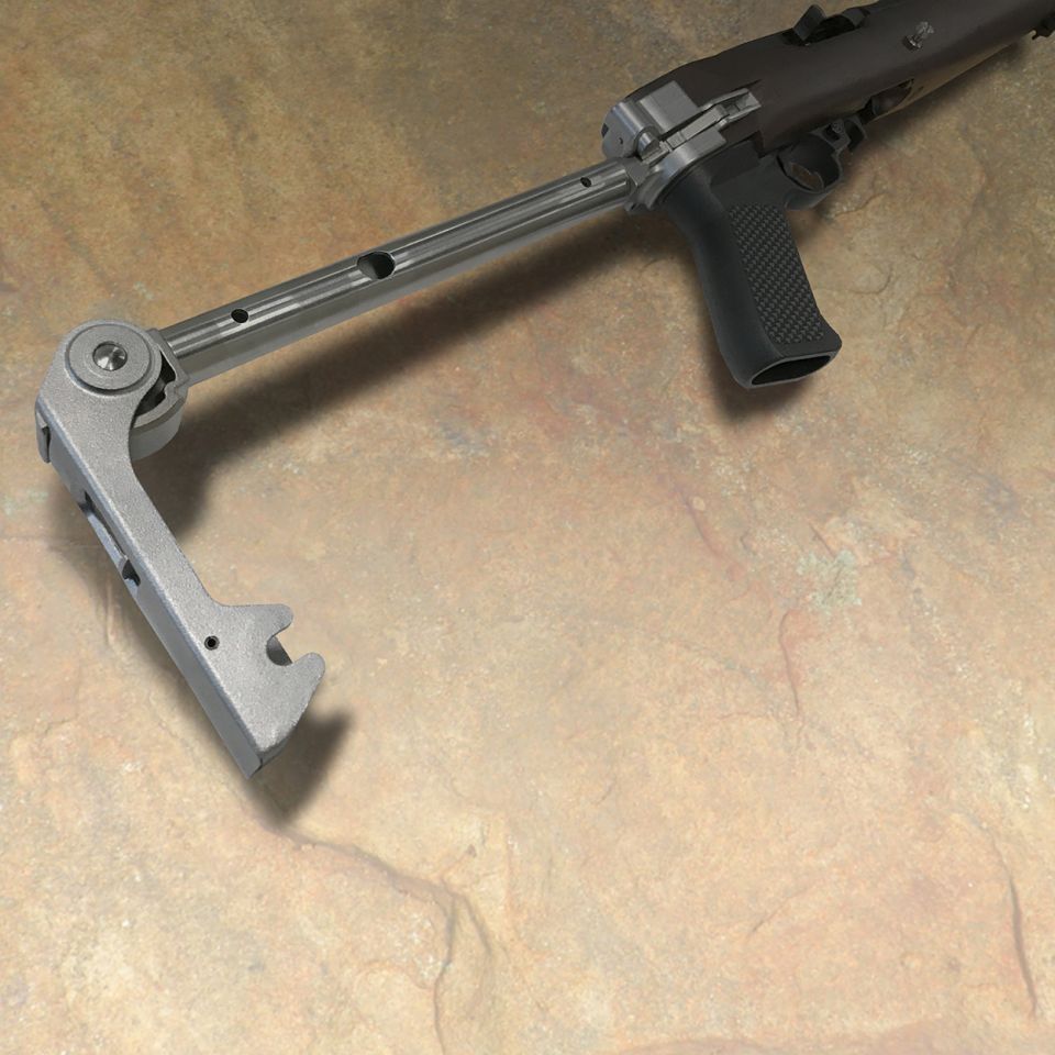RUGER 10/22 B-TM FOLDING STOCK BY SAMSON – STAINLESS FINISH - Image 3