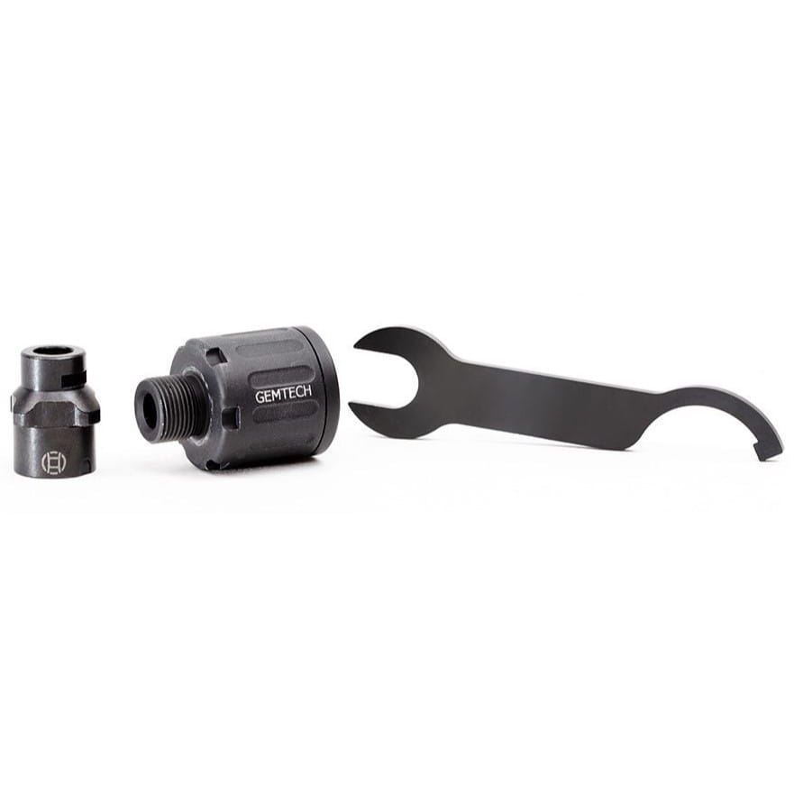 GEMTECH 22 QDA ASSEMBLY 1/2″x28 QD MOUNT FOR RIMFIRE SUPPRESSORS