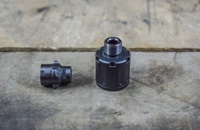 GEMTECH 22 QDA ASSEMBLY 1/2″x28 QD MOUNT FOR RIMFIRE SUPPRESSORS - Image 3