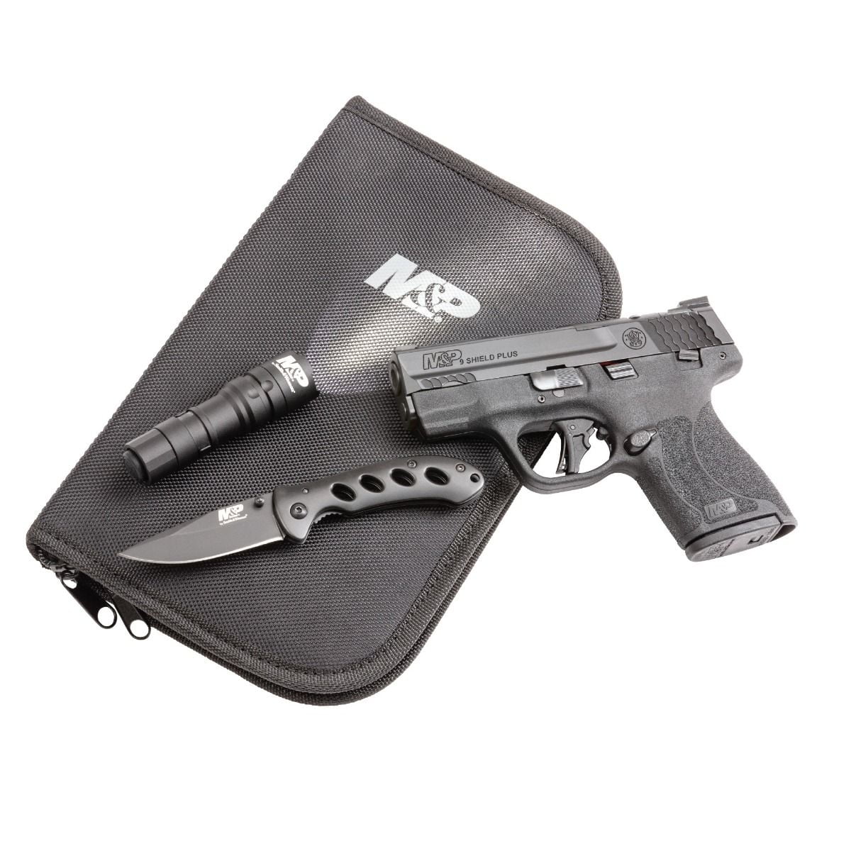 SMITH & WESSON M&P9 SHIELD PLUS 9MM 13+1 OPTICS READY W/NIGHT SIGHTS / EDC KIT - Image 5