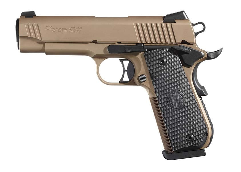 SIG SAUER 1911 EMPEROR SCORPION FASTBACK 45ACP 4.2″ FDE CARRY - Image 2