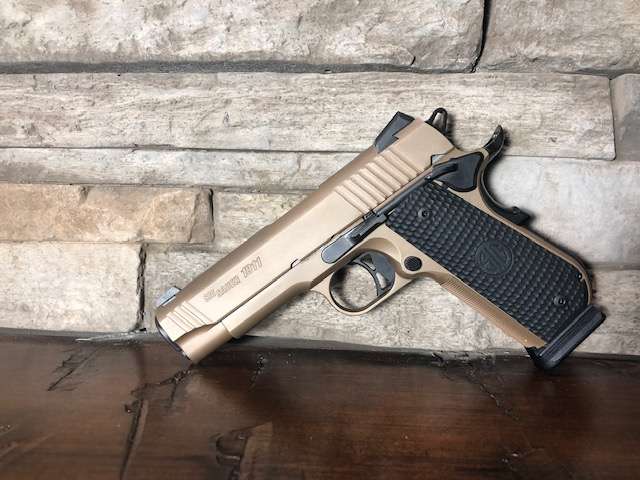 SIG SAUER 1911 EMPEROR SCORPION FASTBACK 45ACP 4.2″ FDE CARRY - Image 5