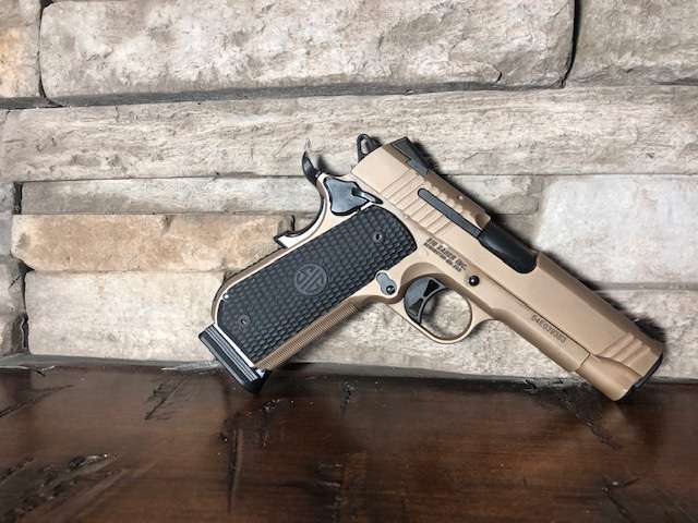 SIG SAUER 1911 EMPEROR SCORPION FASTBACK 45ACP 4.2″ FDE CARRY - Image 4