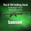 RUGER 10/22 B-TM FOLDING STOCK BY SAMSON – BLACK FINISH - Image 6