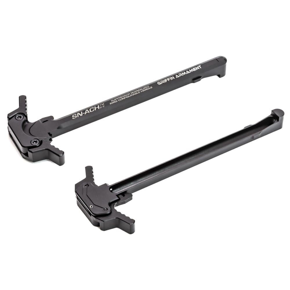 GRIFFIN ARMAMENT SN-ACH GEN 2 AR15 SUPPRESSOR NORMALIZED AMBI CHARGING HANDLE – BLACK