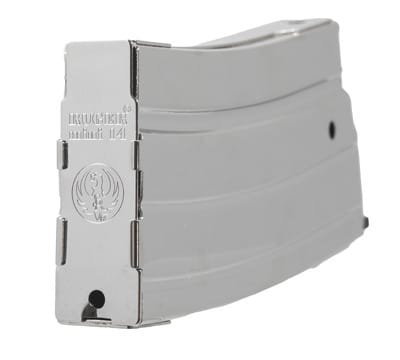 RUGER MINI-14 20RD FACTORY MAGAZINE – SILVER NICKEL TEFLON PLATED - Image 2
