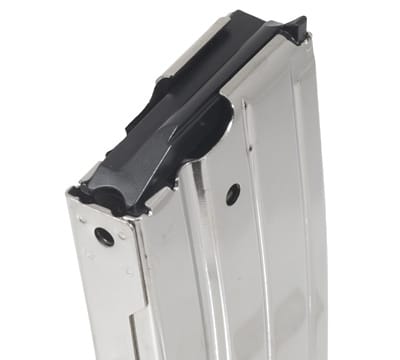 RUGER MINI-14 20RD FACTORY MAGAZINE – SILVER NICKEL TEFLON PLATED - Image 3