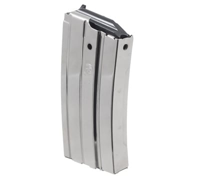 RUGER MINI-14 20RD FACTORY MAGAZINE – SILVER NICKEL TEFLON PLATED - Image 4
