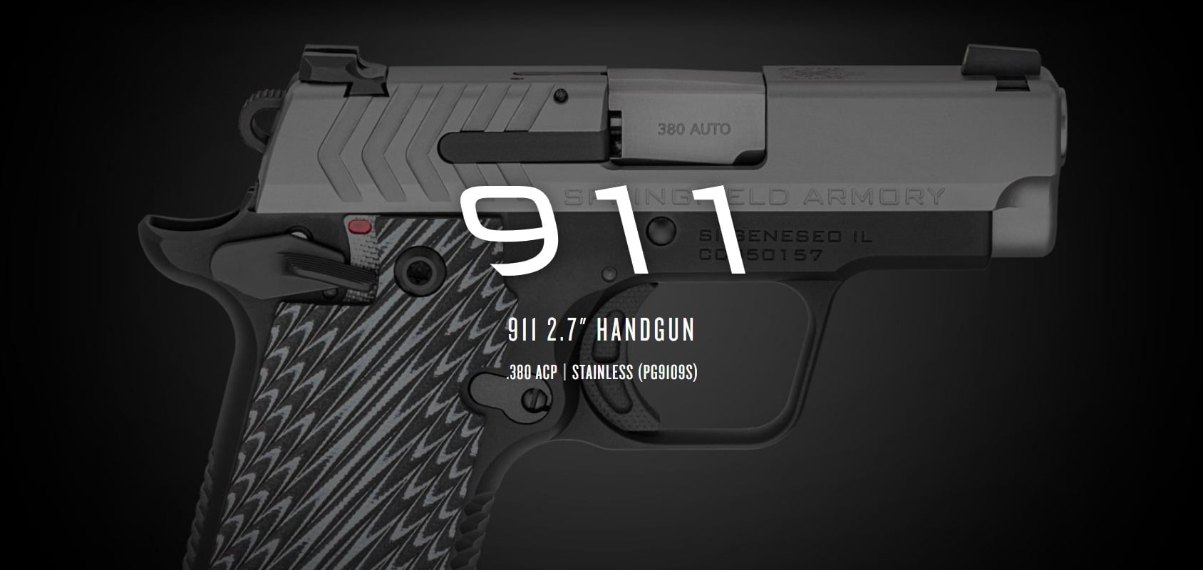 SPRINGFIELD ARMORY 911 380ACP 2.7″ STAINLESS – TRITIUM NIGHT SIGHTS - Image 9