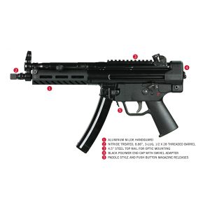 Alternative view of PTR INDUSTRIES 9CT PTR601 PISTOL 9MM 8.86-INCH 30RDS 3LUG/THREADED BARREL