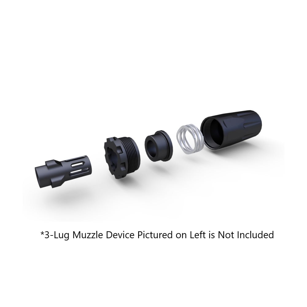 ANGSTADT ARMS BLASTWAVE 3-LUG QD 9MM BLAST SHIELD - Image 7