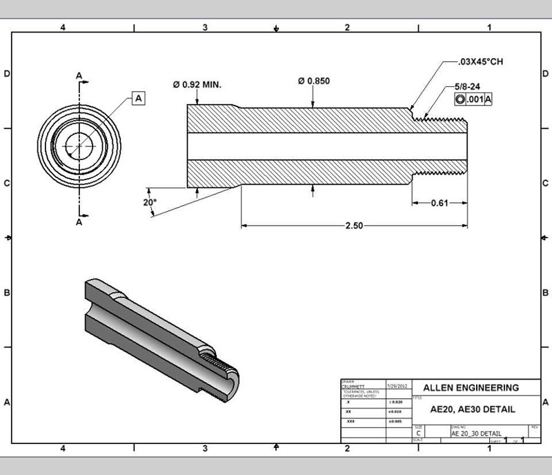 ALLEN ENGINEERING AEM5 SUPPRESSOR - Image 4