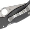 SPYDERCO PARA 3 DARK GRAY G-10 HANDLE – 3.0″ MAXAMET BLADE - Image 4