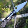 SPYDERCO PARAMILITARY 2 SATIN FINISH BLACK G-10 HANDLE – 3.44″ S30V SERRATED EDGE BLADE - Image 6
