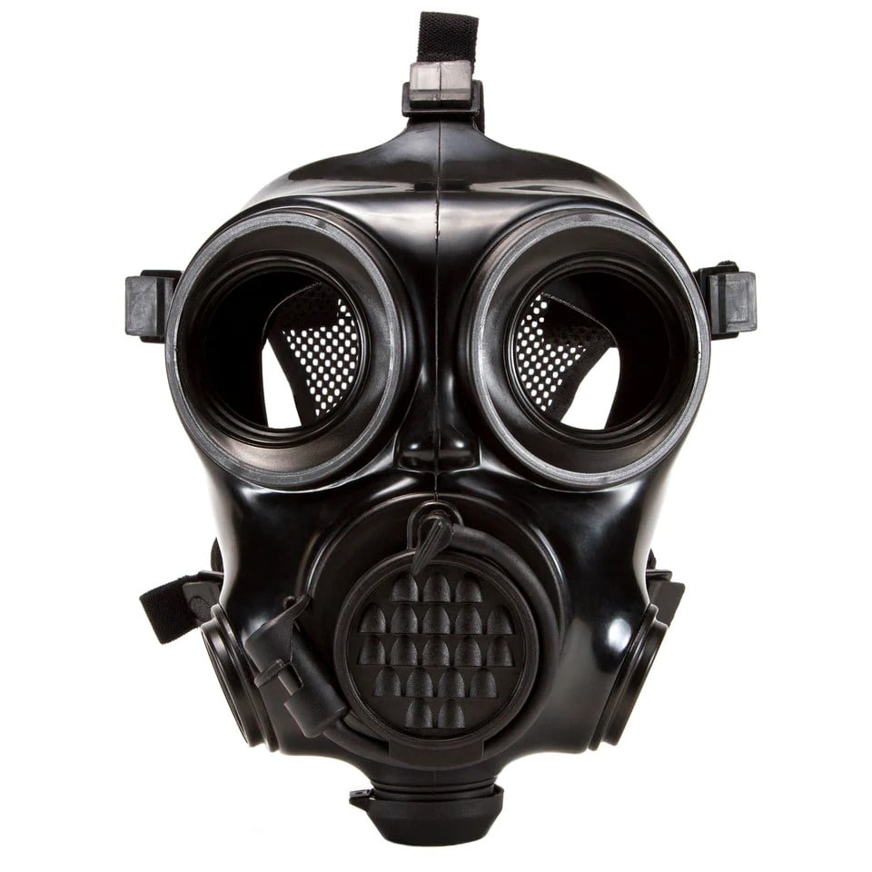 MIRA SAFETY CM-7M MILITARY CBRN GAS MASK W/ INCLUDED HYDRATION SYSTEM