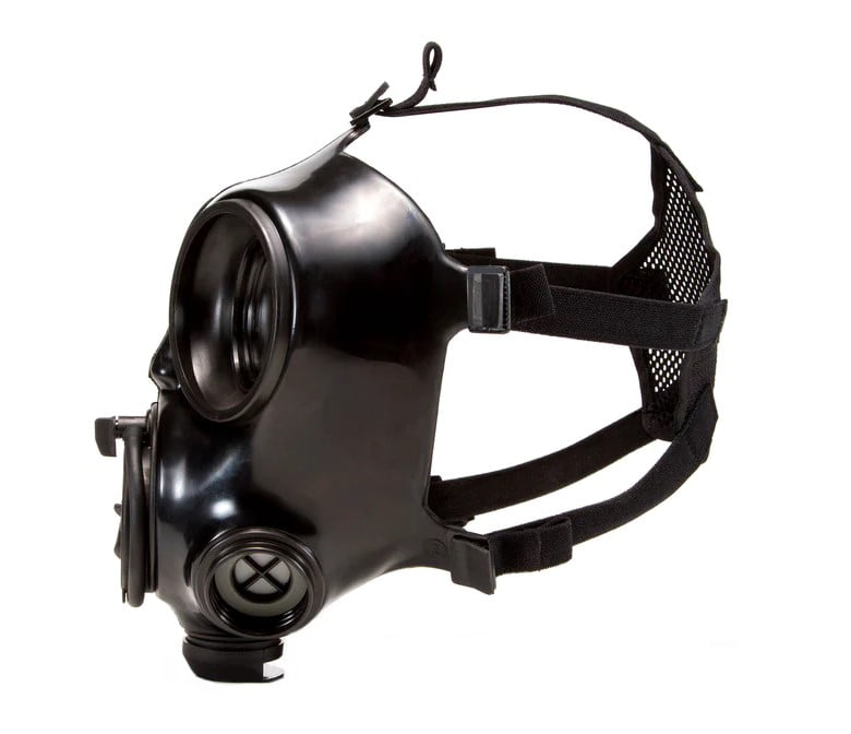 MIRA SAFETY CM-7M MILITARY CBRN GAS MASK W/ INCLUDED HYDRATION SYSTEM - Image 4