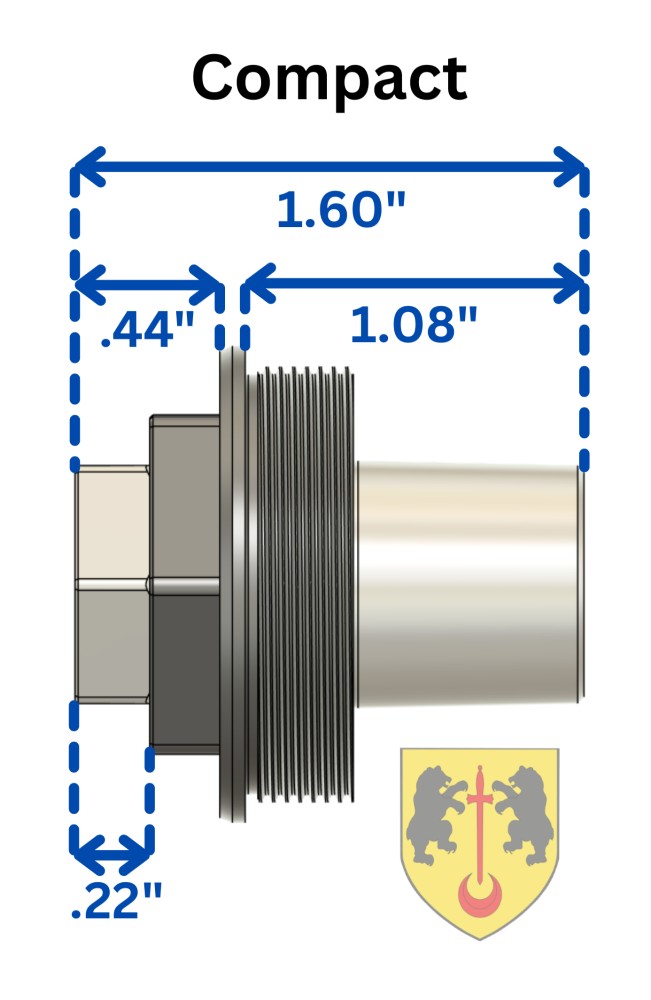 COMSTOCK FACEMOUNT COMPACT PLAN B FLASH HIDER - Image 6