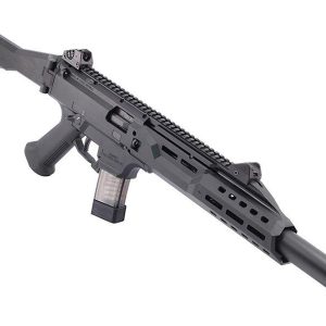 Alternative view of CZ SCORPION EVO3 S1 CARBINE 9MM 16.2″ W/FAUX SUPPRESSOR AND FOLDING STOCK