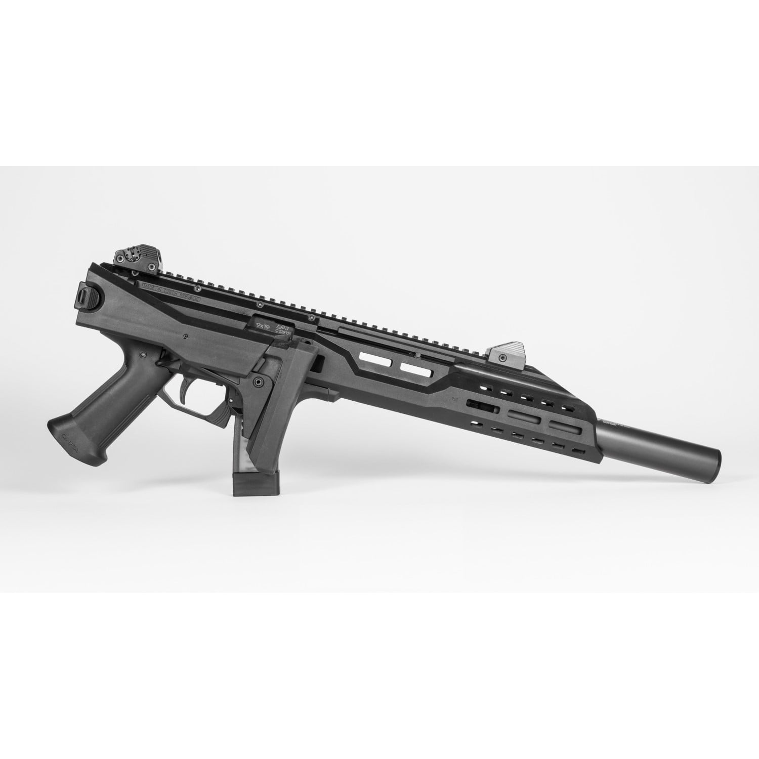 CZ SCORPION EVO3 S1 CARBINE 9MM 16.2″ W/FAUX SUPPRESSOR AND FOLDING STOCK - Image 5