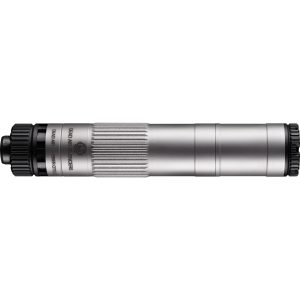 Alternative view of DEAD AIR MOJAVE 9 SUPPRESSOR – SILVER