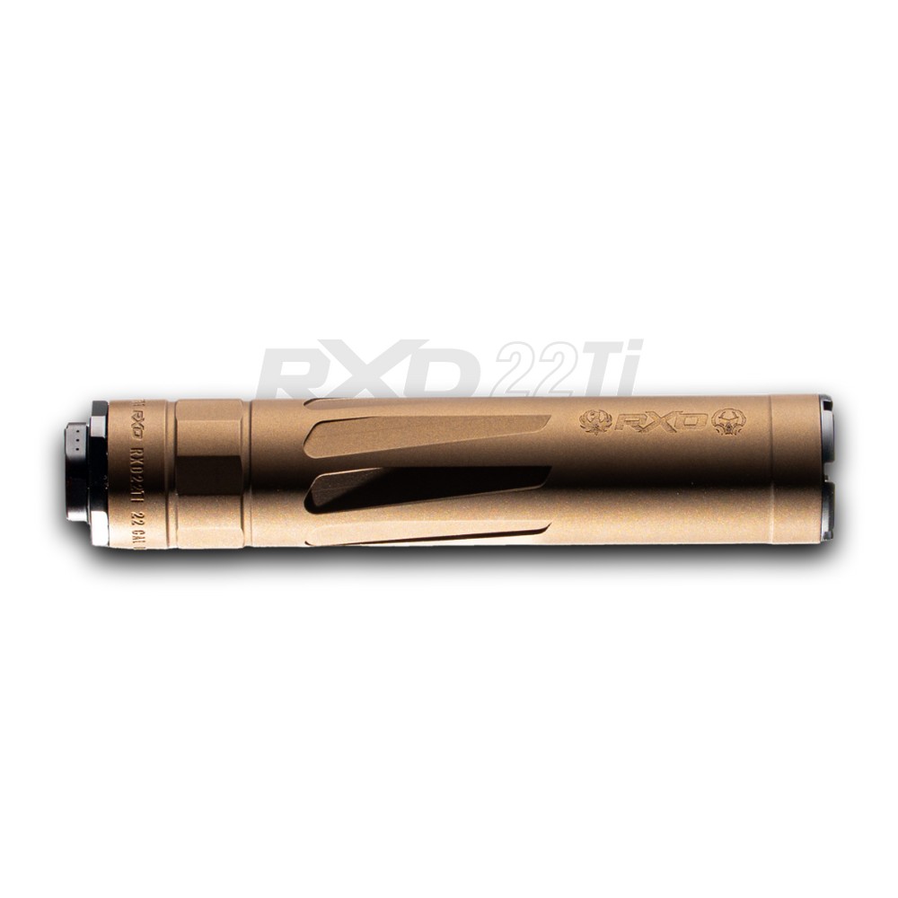 DEAD AIR RUGER RXD22TI SUPPRESSOR – BURNT BRONZE - Image 2