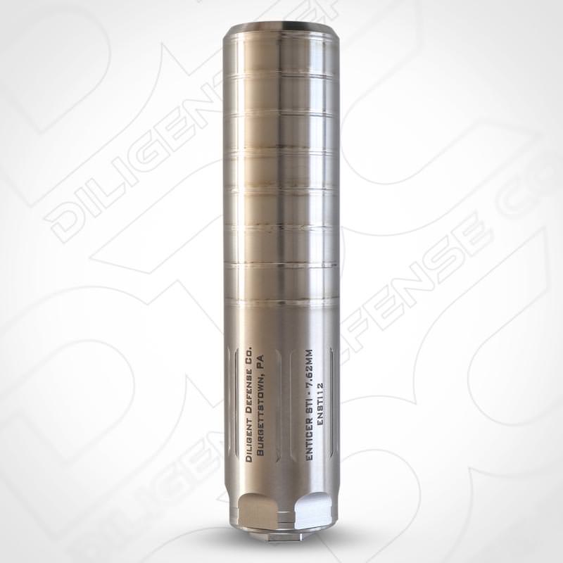 DILIGENT DEFENSE ENTICER S-TI SUPPRESSOR – RAW FINISH