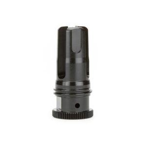 Alternative view of GRIFFIN ARMAMENT DUAL-LOK STEALTH FLASH SUPPRESSOR – 2.25″