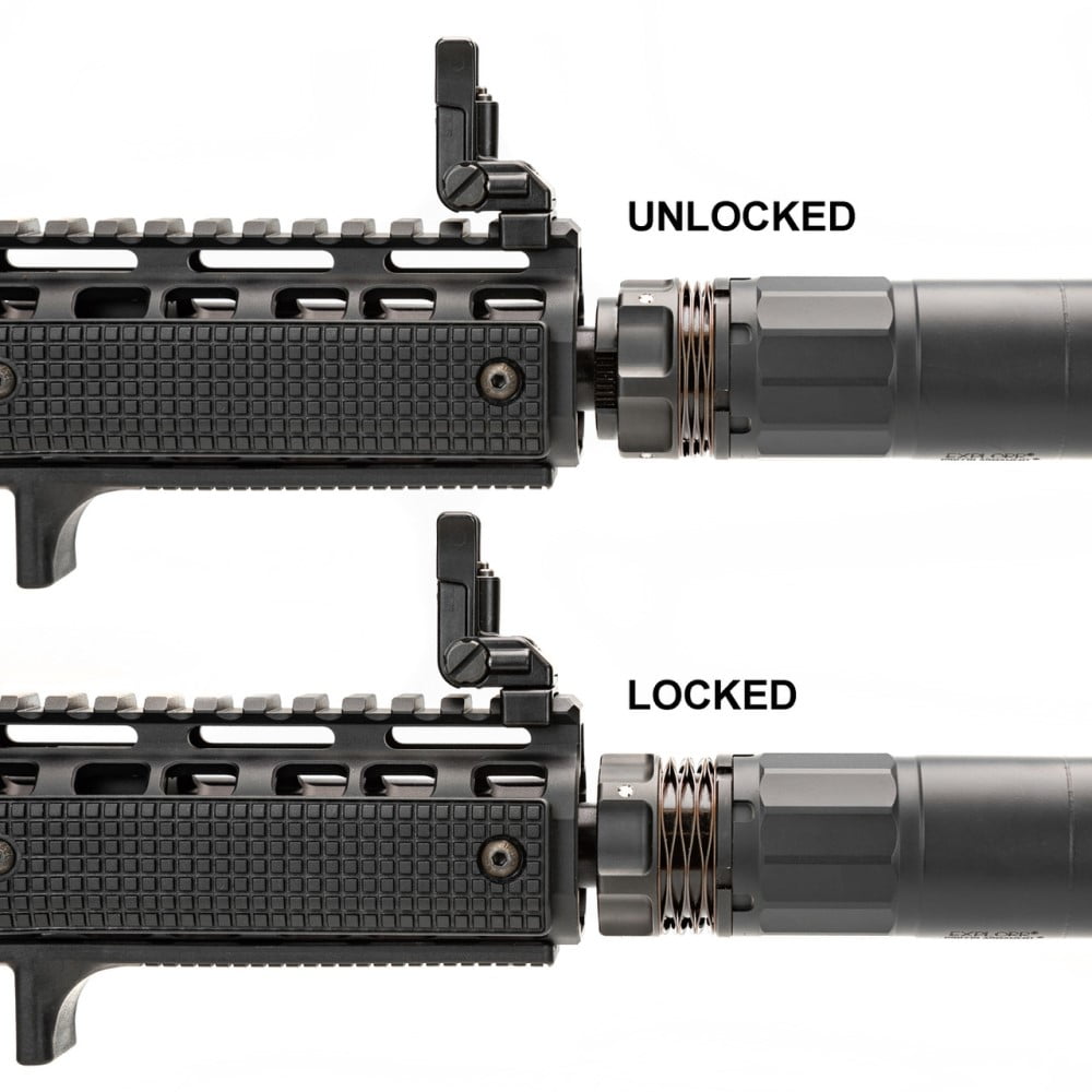 GRIFFIN ARMAMENT DUAL-LOK™ 7 SUPPRESSOR 7.62MM / .30CAL – BLACK - Image 6