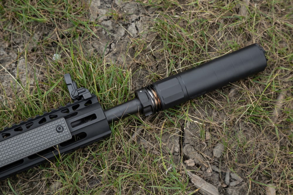 GRIFFIN ARMAMENT DUAL-LOK™ 7 SUPPRESSOR 7.62MM / .30CAL – BLACK - Image 4