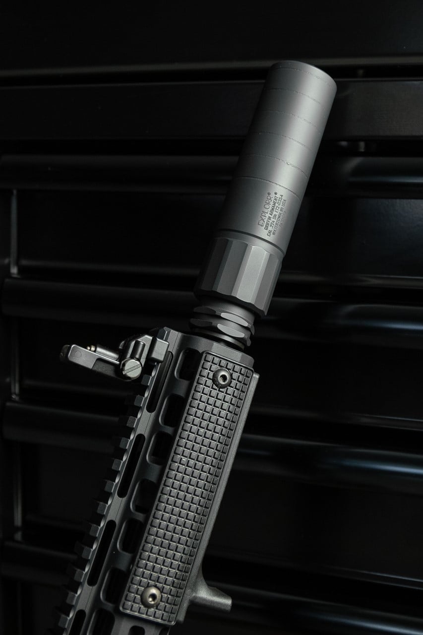 GRIFFIN ARMAMENT EXPLORR® .224 / 5.56MM GEN 2 TAPER MOUNT SUPPRESSOR - Image 7