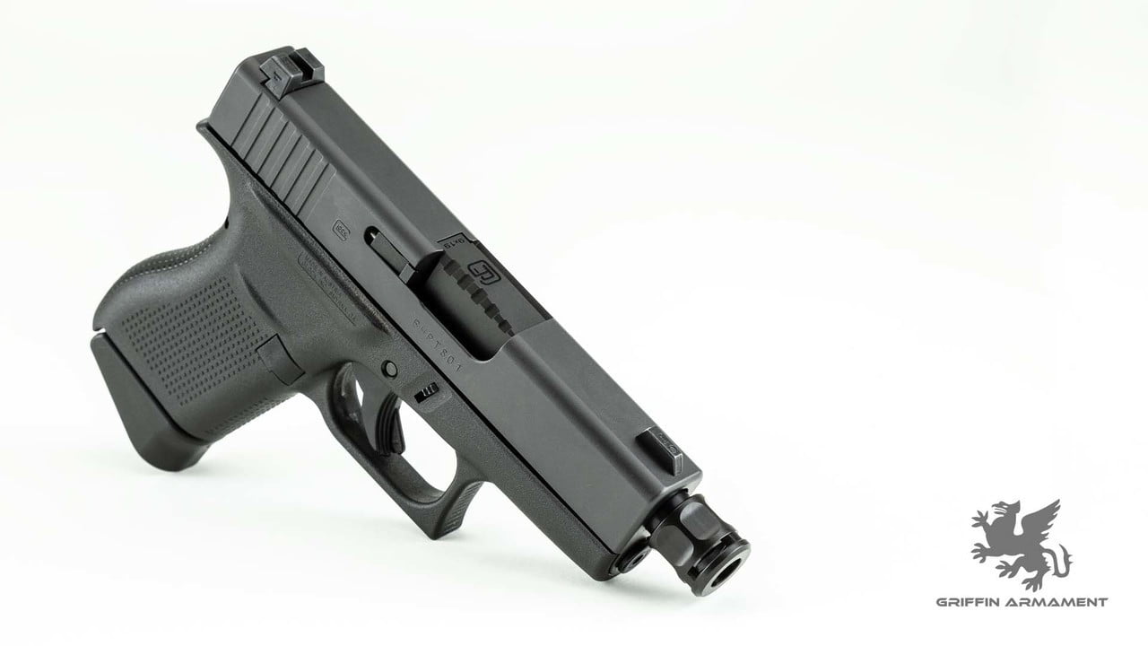 GRIFFIN ARMAMENT ATM™ BARREL FITS GLOCK 43/43X – 1/2X28 WITH MICRO CARRY COMP - Image 2