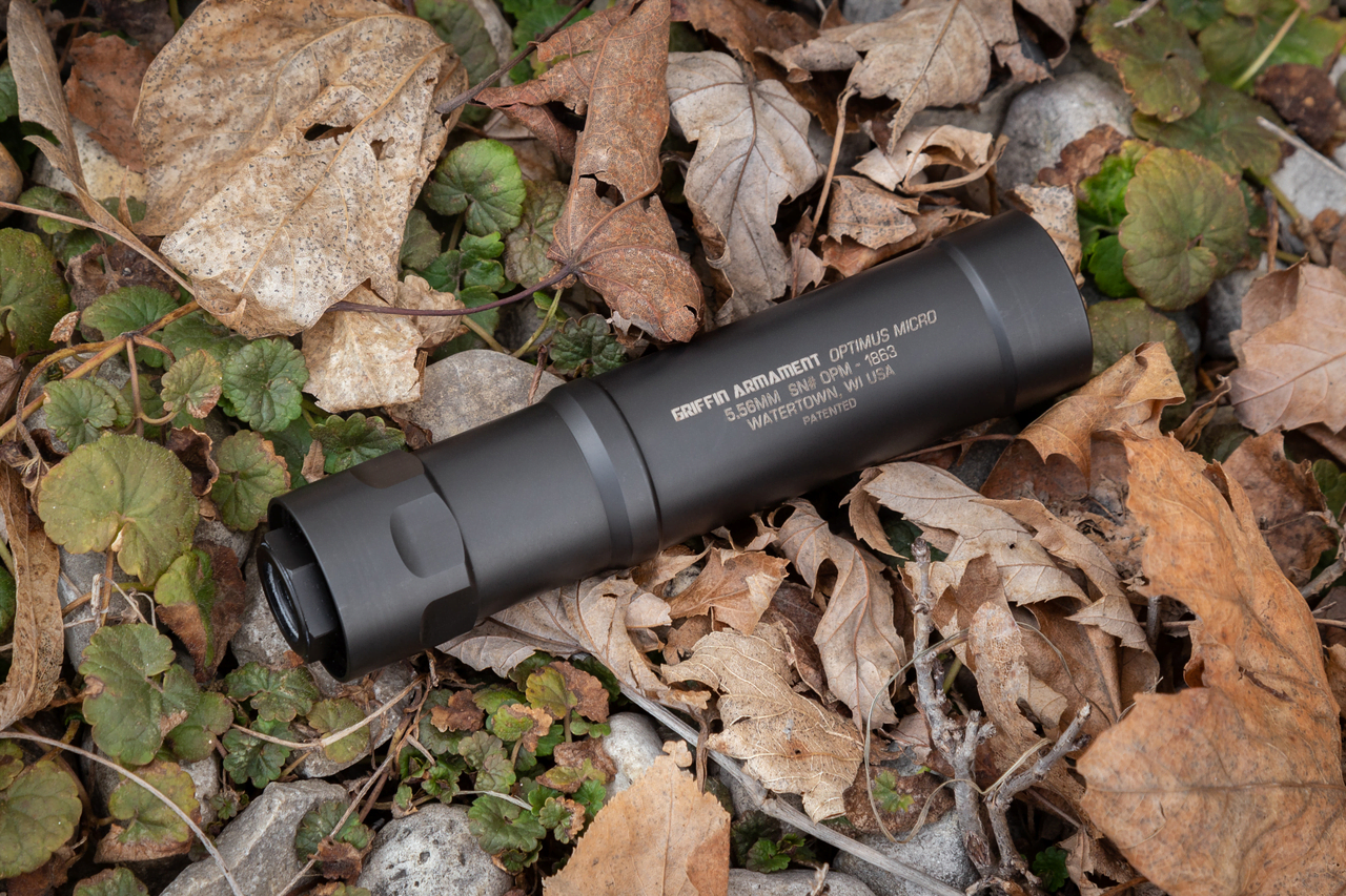 GRIFFIN ARMAMENT OPTIMUS MICRO 5.56MM 22LR SUPPRESSOR - Image 2