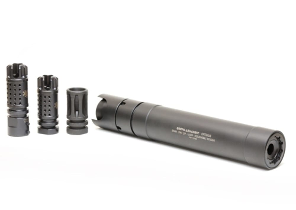 GRIFFIN ARMAMENT A2 BLAST SHIELD / OPTIMUS 1.2875×24 A2 FLASH HIDER SUPPRESSOR MOUNT - Image 3