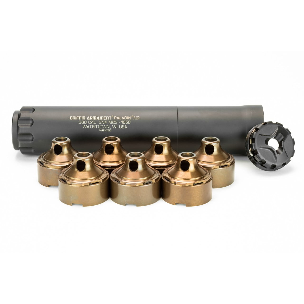 GRIFFIN ARMAMENT PALADIN® HD .300 / 7.62MM SUPPRESSOR