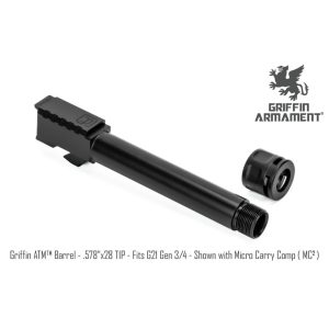 Alternative view of GRIFFIN ARMAMENT ATM BARREL FITS GLOCK 21 GEN 3/4