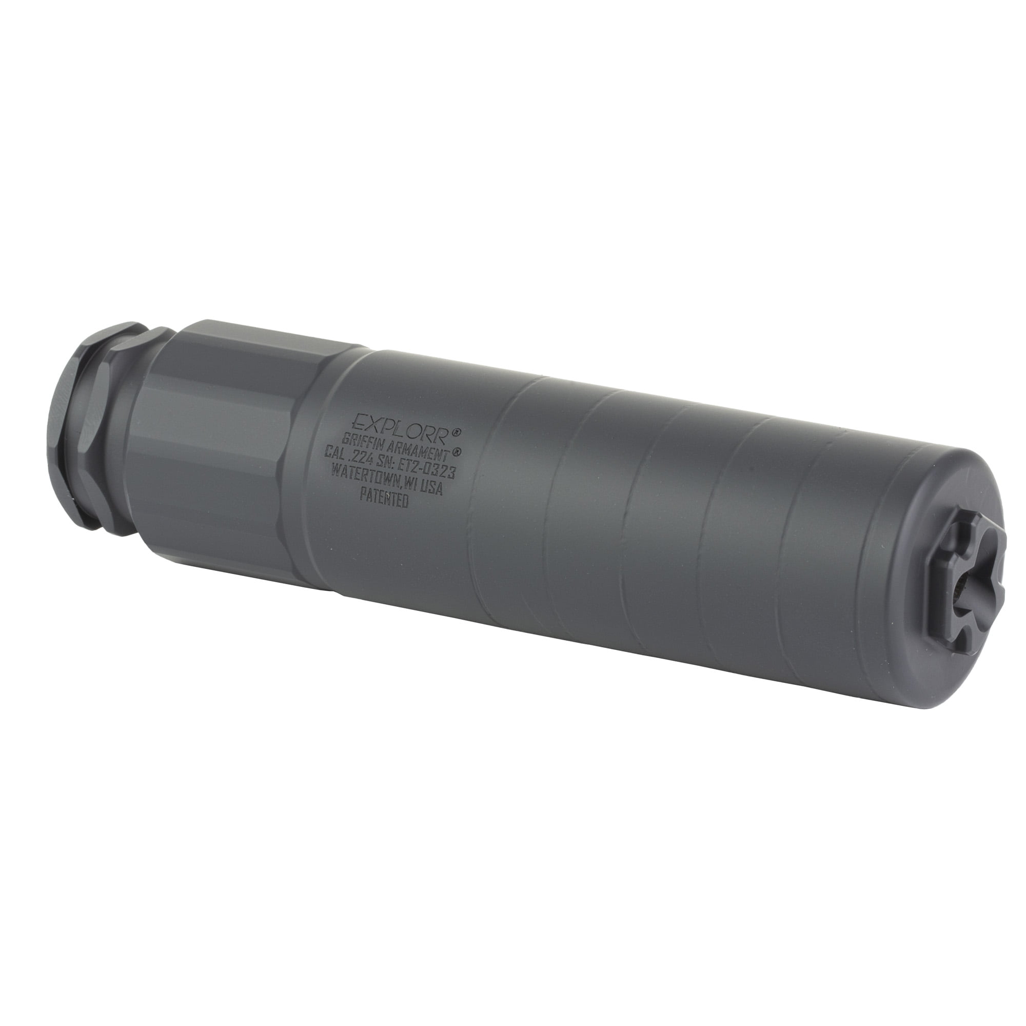 GRIFFIN ARMAMENT EXPLORR® .224 / 5.56MM GEN 2 TAPER MOUNT SUPPRESSOR - Image 2