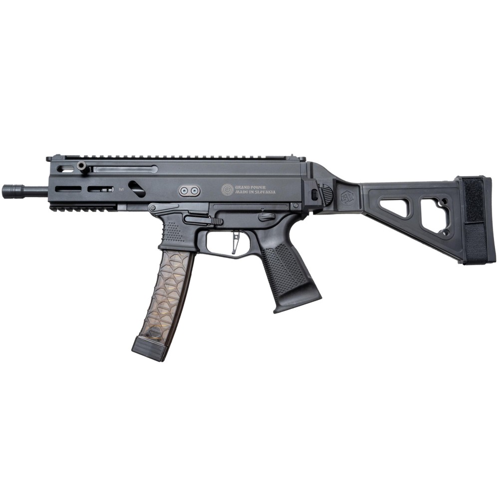GRAND POWER STRIBOG SP9A1 GEN2 SB TACTICAL/HBI FOLDING PISTOL BRACE