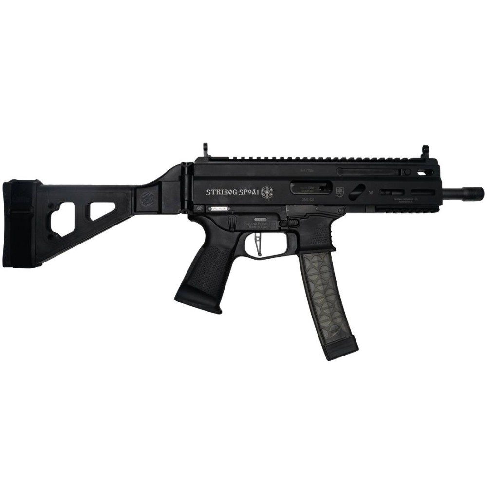 GRAND POWER STRIBOG SP9A1 GEN2 SB TACTICAL/HBI FOLDING PISTOL BRACE - Image 3