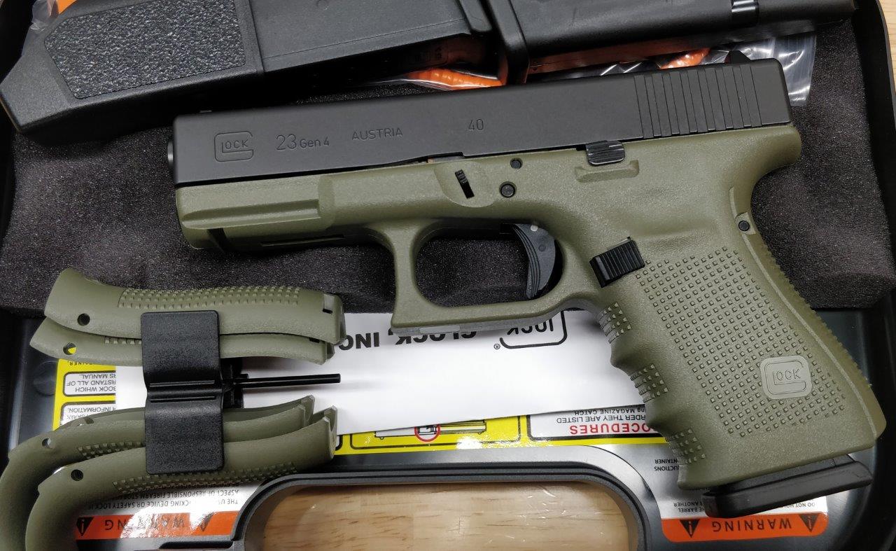 GLOCK 23 GEN4 BATTLEFIELD GREEN - Image 3