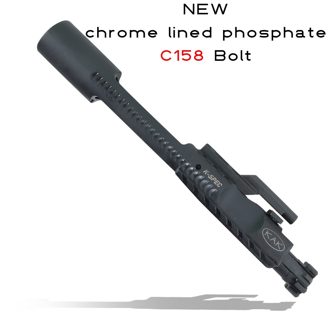 KAK K-SPEC ENHANCED 5.56MM AR15 DOWN VENT C158 BOLT CARRIER GROUP – BLACK - Image 3