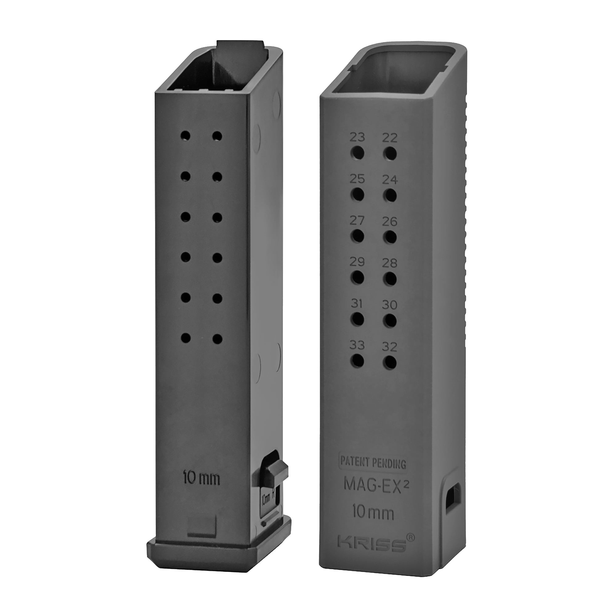 KRISS VECTOR 10MM 33 ROUND MAG EX2 EXTENSION KIT BLACK