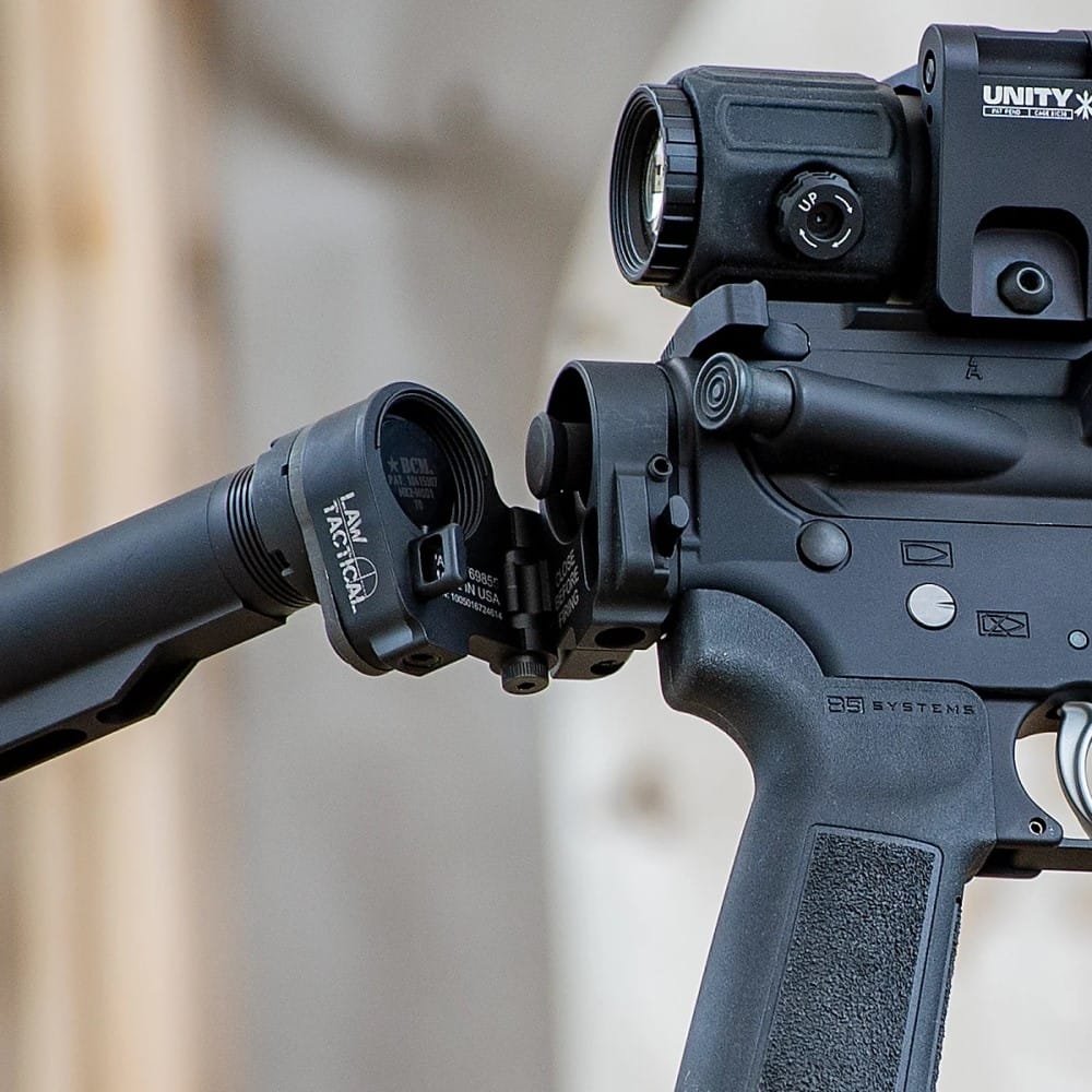 LAW TACTICAL AR FOLDING STOCK ADAPTER GEN 3-M – FDE - Image 7
